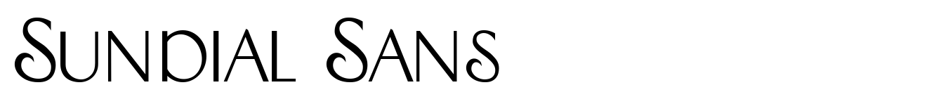 Sundial Sans